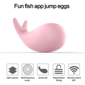 Fun Fish App Jump Egg - Waterproof USB Rechargeable Wellness Device