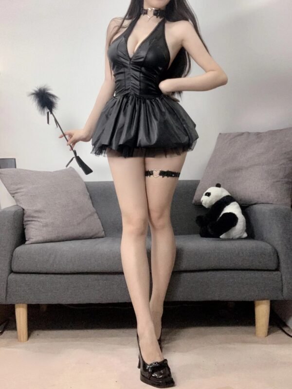 Midnight Whispers™ Noir Lace Feline Seduction Set - Image 2