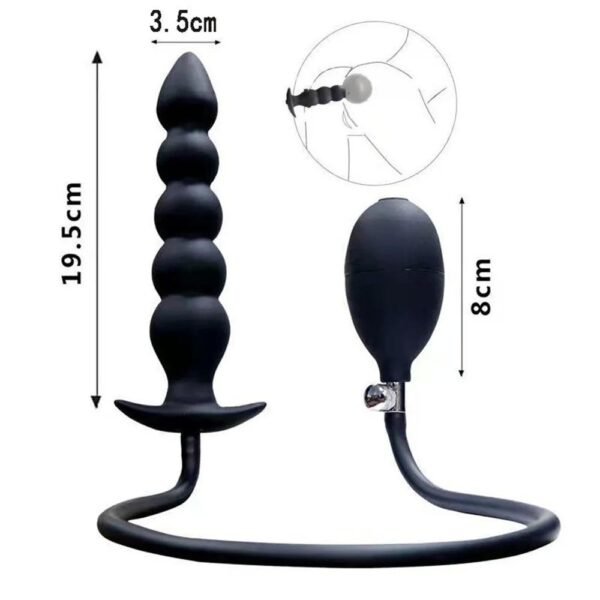 BodySafe SiliconPlug with Adjustable Ring – FDA-Certified Anal Toy for Women
